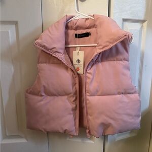 Mokorety Pink Women's Puffer Vest
